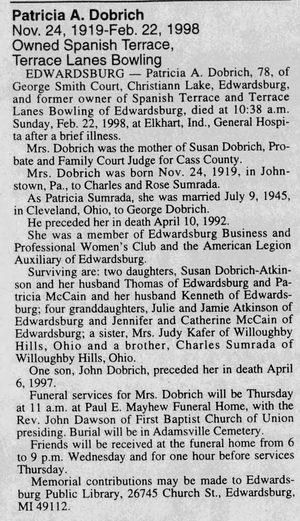 Terrace Lanes (on Christiana Lake) - Feb 1998 Former Owner Passes Away (newer photo)